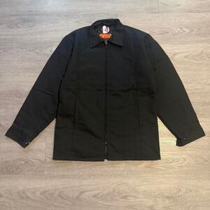 NWT Anti Social Social Club x Red Kap Work Jacket Small Quilted Lined Black Logo